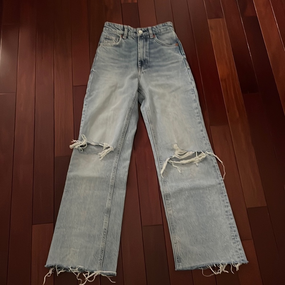 Zara high rise jeans
